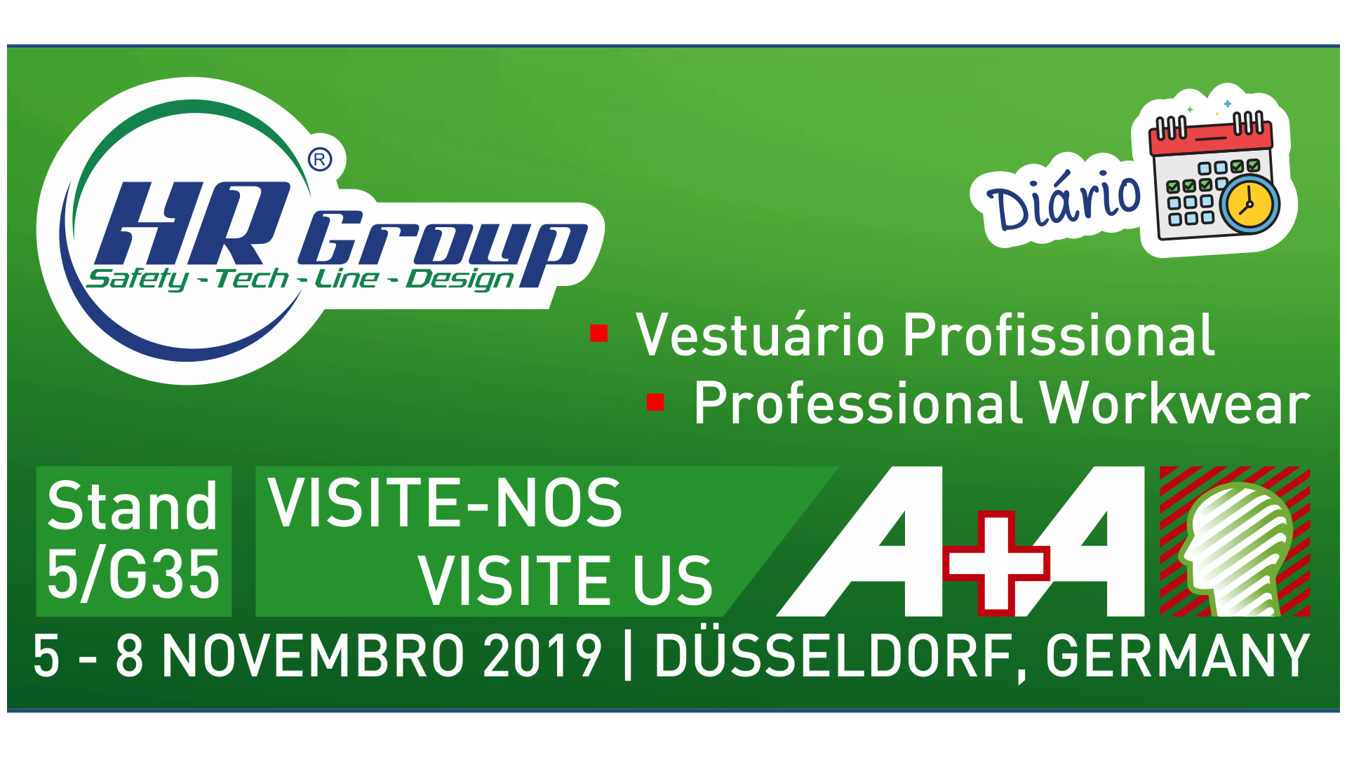 Feira A+A 2019 » Diário - Düsseldorf - Alemanha