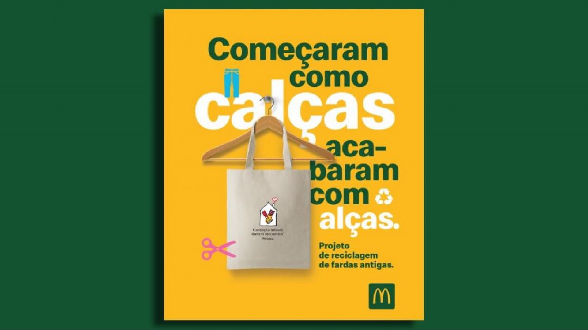 HR Group e Recutex reciclam fardas da McDonalds