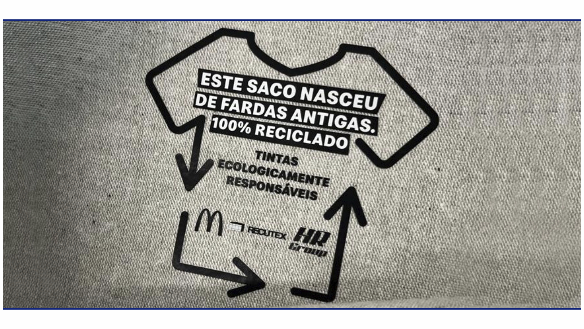 HR Group e Recutex reciclam fardas da McDonalds